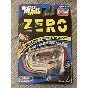 Vintage ZERO‎ Mini Tech Deck Lopez  RARE New Old Stock Mini skateboard